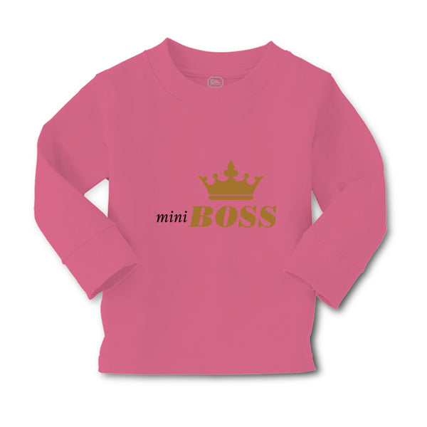 Baby Clothes Mini Boss B Funny & Novelty Boy & Girl Clothes Cotton - Cute Rascals