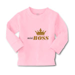 Baby Clothes Mini Boss B Funny & Novelty Boy & Girl Clothes Cotton - Cute Rascals