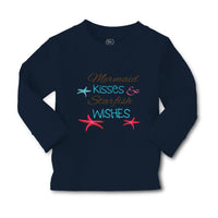 Baby Clothes Mermaid Kisses Starfish Wishes Funny Humor Boy & Girl Clothes - Cute Rascals