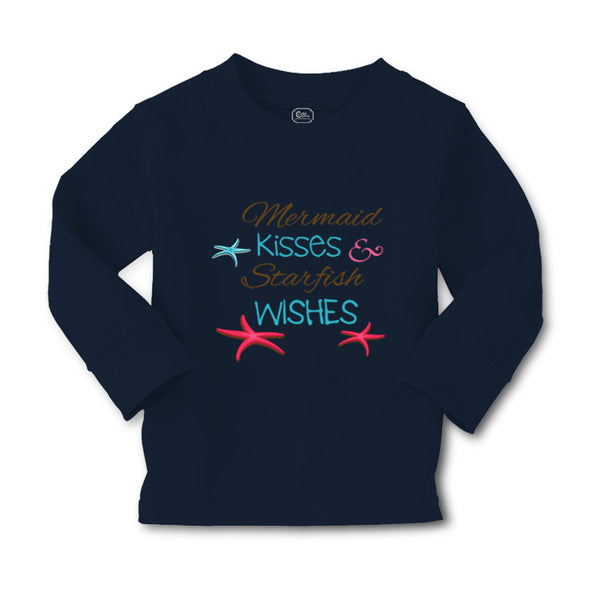 Baby Clothes Mermaid Kisses Starfish Wishes Funny Humor Boy & Girl Clothes - Cute Rascals