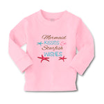 Baby Clothes Mermaid Kisses Starfish Wishes Funny Humor Boy & Girl Clothes - Cute Rascals