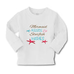 Baby Clothes Mermaid Kisses Starfish Wishes Funny Humor Boy & Girl Clothes - Cute Rascals
