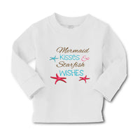 Baby Clothes Mermaid Kisses Starfish Wishes Funny Humor Boy & Girl Clothes - Cute Rascals