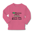 Baby Clothes Love Mommy like Hobbit Loves 2 Breakfast Boy & Girl Clothes Cotton