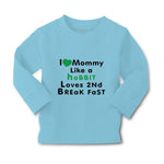 Baby Clothes Love Mommy like Hobbit Loves 2 Breakfast Boy & Girl Clothes Cotton - Cute Rascals