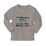 Baby Clothes Love Mommy like Hobbit Loves 2 Breakfast Boy & Girl Clothes Cotton - Cute Rascals