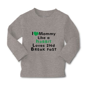 Baby Clothes Love Mommy like Hobbit Loves 2 Breakfast Boy & Girl Clothes Cotton