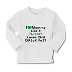 Baby Clothes Love Mommy like Hobbit Loves 2 Breakfast Boy & Girl Clothes Cotton - Cute Rascals