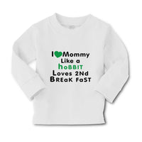 Baby Clothes Love Mommy like Hobbit Loves 2 Breakfast Boy & Girl Clothes Cotton - Cute Rascals