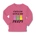 Baby Clothes Chillin with My Peeps Bunny Funny Humor Easter Boy & Girl Clothes