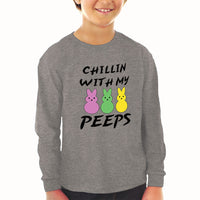 Baby Clothes Chillin with My Peeps Bunny Funny Humor Easter Boy & Girl Clothes - Cute Rascals