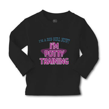 Baby Clothes I'M A Big Girl Now! I'M Potty Training Funny Humor Cotton