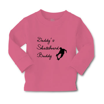 Baby Clothes Daddy's Skateboard Buddy Skateboarder Dad Father's Day Cotton