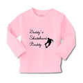 Baby Clothes Daddy's Skateboard Buddy Skateboarder Dad Father's Day Cotton