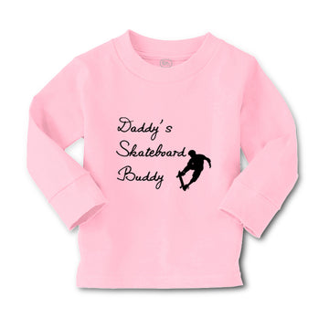 Baby Clothes Daddy's Skateboard Buddy Skateboarder Dad Father's Day Cotton