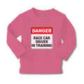 Baby Clothes Danger Race Driver in Tarining Boy & Girl Clothes Cotton
