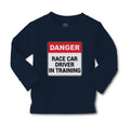 Baby Clothes Danger Race Driver in Tarining Boy & Girl Clothes Cotton