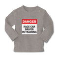 Baby Clothes Danger Race Driver in Tarining Boy & Girl Clothes Cotton