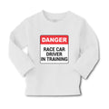 Baby Clothes Danger Race Driver in Tarining Boy & Girl Clothes Cotton