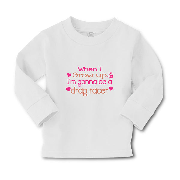 Baby Clothes When I Grow up I'M Gonna Be A Drag Racer Boy & Girl Clothes Cotton - Cute Rascals