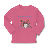 Baby Clothes Future Drummer Drum Set Future Profession Boy & Girl Clothes Cotton - Cute Rascals
