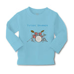 Baby Clothes Future Drummer Drum Set Future Profession Boy & Girl Clothes Cotton - Cute Rascals