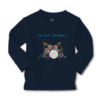 Baby Clothes Future Drummer Drum Set Future Profession Boy & Girl Clothes Cotton - Cute Rascals