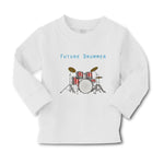 Baby Clothes Future Drummer Drum Set Future Profession Boy & Girl Clothes Cotton - Cute Rascals