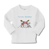 Baby Clothes Future Drummer Drum Set Future Profession Boy & Girl Clothes Cotton - Cute Rascals