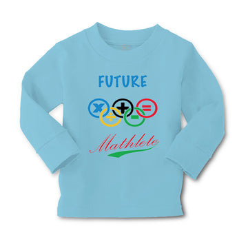 Baby Clothes Future Mathlete Math Geek Funny Boy & Girl Clothes Cotton