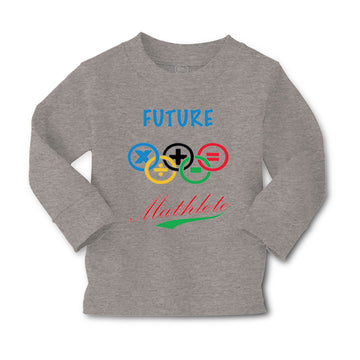 Baby Clothes Future Mathlete Math Geek Funny Boy & Girl Clothes Cotton