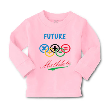 Baby Clothes Future Mathlete Math Geek Funny Boy & Girl Clothes Cotton