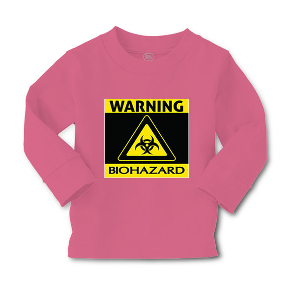 Baby Clothes Warning Biohazard Funny Nerd Geek Boy & Girl Clothes Cotton - Cute Rascals