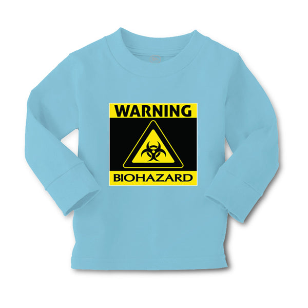 Baby Clothes Warning Biohazard Funny Nerd Geek Boy & Girl Clothes Cotton - Cute Rascals