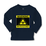 Baby Clothes Warning Biohazard Funny Nerd Geek Boy & Girl Clothes Cotton - Cute Rascals