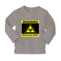 Baby Clothes Warning Biohazard Funny Nerd Geek Boy & Girl Clothes Cotton - Cute Rascals