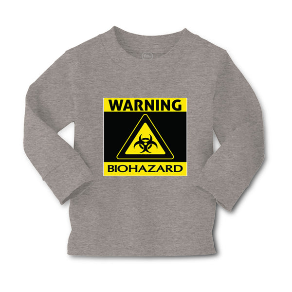 Baby Clothes Warning Biohazard Funny Nerd Geek Boy & Girl Clothes Cotton - Cute Rascals