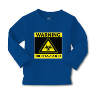 Baby Clothes Warning Biohazard Funny Nerd Geek Boy & Girl Clothes Cotton - Cute Rascals