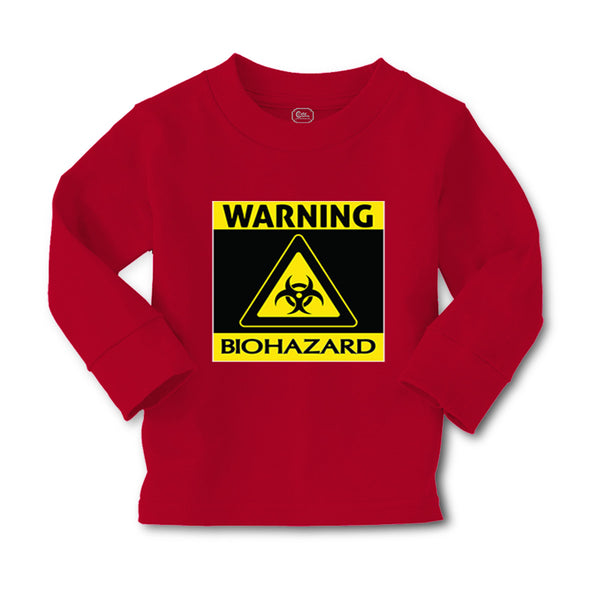 Baby Clothes Warning Biohazard Funny Nerd Geek Boy & Girl Clothes Cotton - Cute Rascals