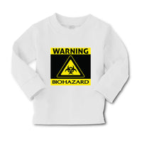 Baby Clothes Warning Biohazard Funny Nerd Geek Boy & Girl Clothes Cotton - Cute Rascals