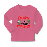 Baby Clothes Born to Fight Zombies Funny Nerd Geek Boy & Girl Clothes Cotton - Cute Rascals