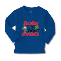 Baby Clothes Born to Fight Zombies Funny Nerd Geek Boy & Girl Clothes Cotton - Cute Rascals