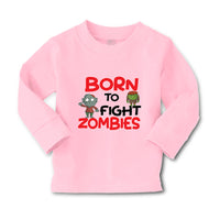 Baby Clothes Born to Fight Zombies Funny Nerd Geek Boy & Girl Clothes Cotton - Cute Rascals