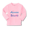 Baby Clothes Aunties Bestie Heart Aunt Boy & Girl Clothes Cotton