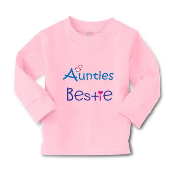 Baby Clothes Aunties Bestie Heart Aunt Boy & Girl Clothes Cotton