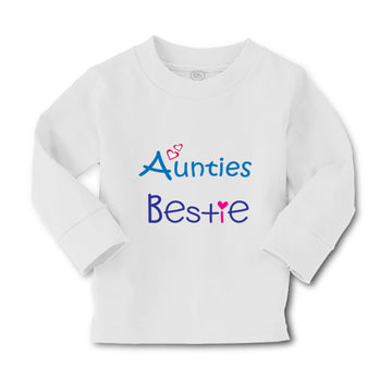 Baby Clothes Aunties Bestie Heart Aunt Boy & Girl Clothes Cotton