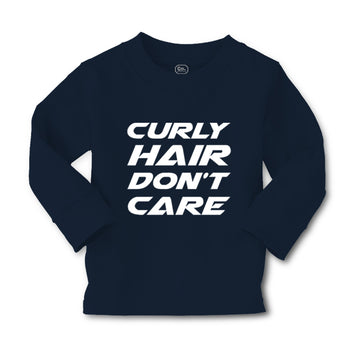 Baby Clothes Curly Hair Don'T Care Funny Humor Boy & Girl Clothes Cotton