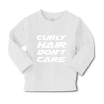 Baby Clothes Curly Hair Don'T Care Funny Humor Boy & Girl Clothes Cotton - Cute Rascals