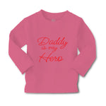 Baby Clothes Daddy Is My Hero Dad Father's Day Boy & Girl Clothes Cotton - Cute Rascals