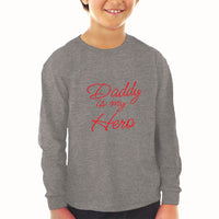 Baby Clothes Daddy Is My Hero Dad Father's Day Boy & Girl Clothes Cotton - Cute Rascals